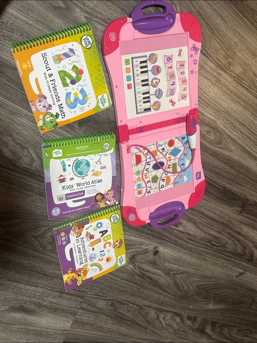 LeapFrog LeapStart® Preschool Success System comes with a couple books